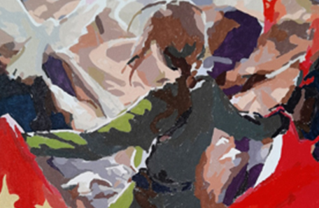 浓墨重彩画党情