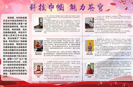 新疆天文台“科苑女性活动月”活动总结