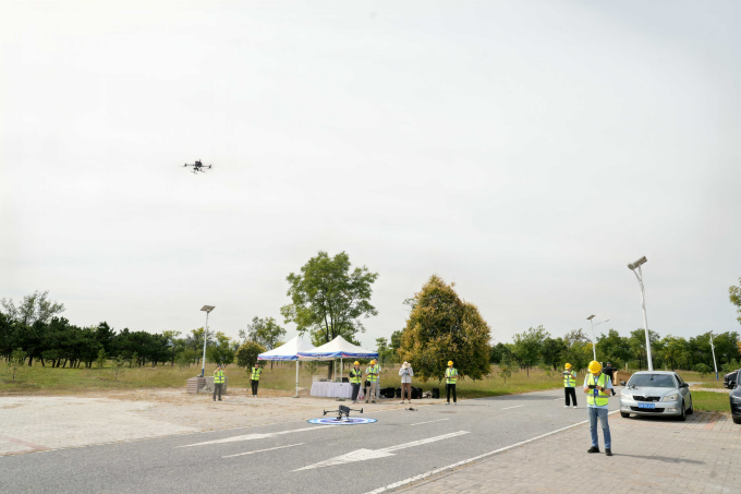智能无人机应用领域比赛现场